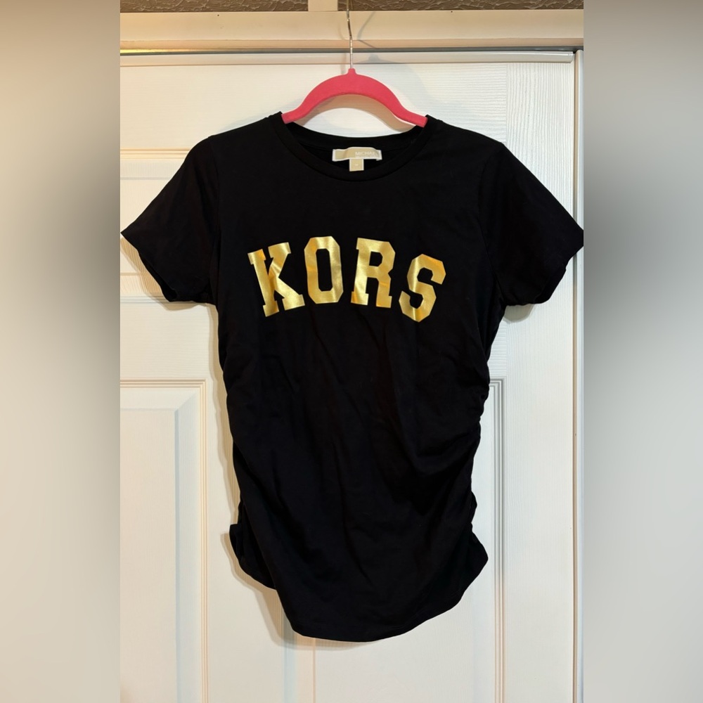 Michael Kors rouched tee, size M